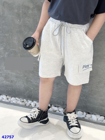 Short Bonnie xám Play - size 120