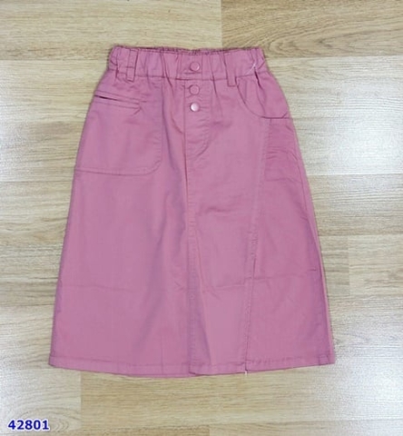 Chân váy kaki túi 2 bên XMG hồng - size 120