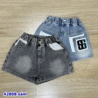 Short Jean túi 66 XMG xám - size 120 (4/5y)