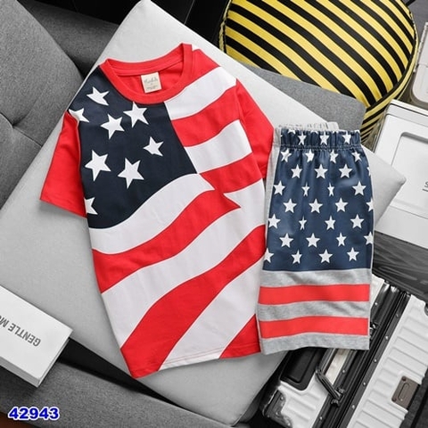 Bộ Hiunikid đỏ ngôi sao - size 4y