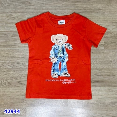 Áo Polo cam chú gâu - size 3y