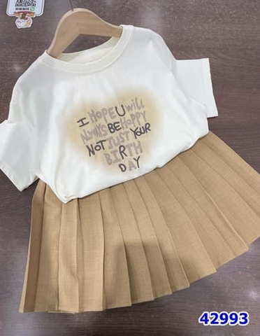 Bộ váy I Hope will nâu - size 170