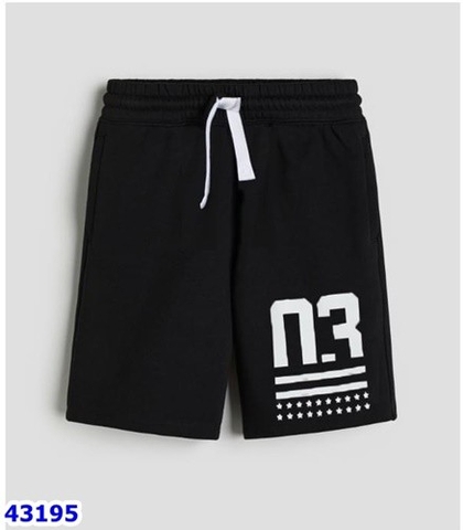 Quần HM đen 03 - size 6-8y