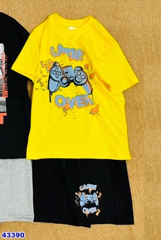 Bộ H&M vàng Game - size 8-10y