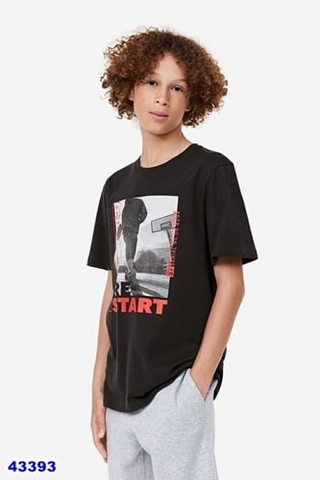 Bộ H&M đen Start - size 8-10y