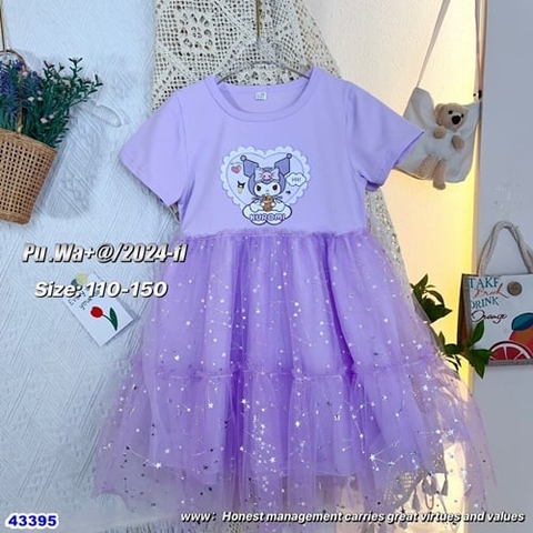 Đầm tutu tím Kuromi - size 130