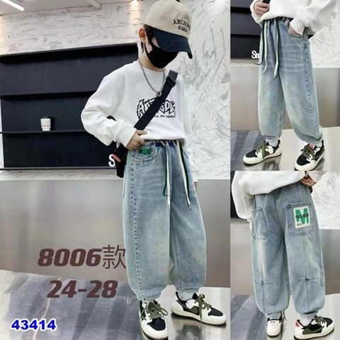 Baggy jean túi M The Legend - size 6y