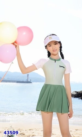 Váy bơi xanh lá summer - size 3XL