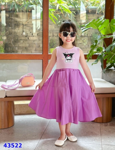 Đầm MiaKid tím Kuromi