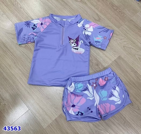 Set bơi tím đậm Kuromi
