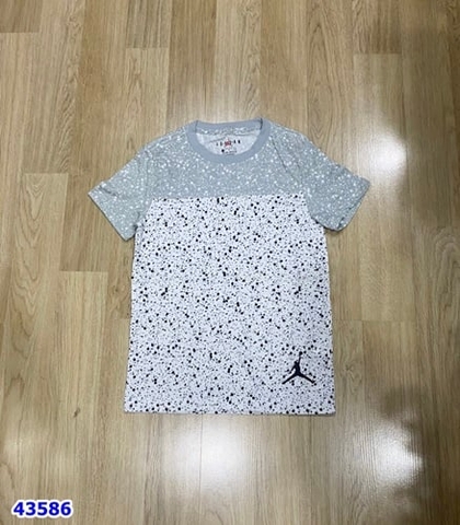 Áo Jodan đốm trắng xám - size 8-10y