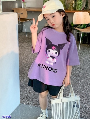 Set bộ MiaKid tím Kuromi - size 2-3y