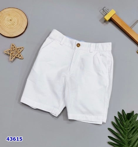 Quần short Polo trắng - size 7y