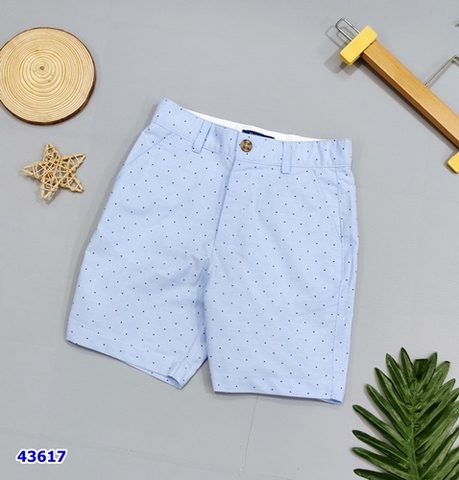 Quần short Polo xanh chấm bi - size 5y