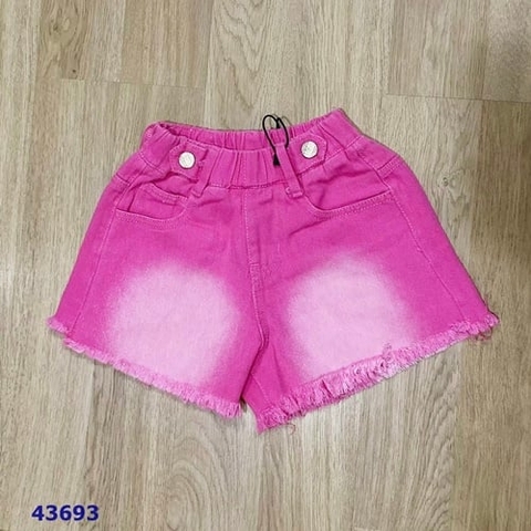 Quần short jean hồng