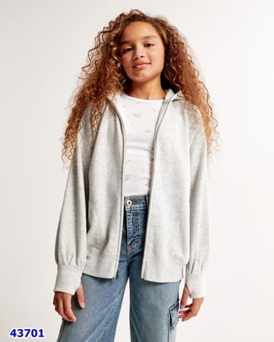 Áo khoác Abererombie xám chuột - size 15-16y