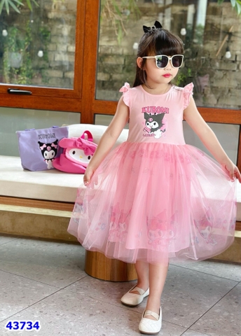 Đầm MiaKid hồng Kuromi