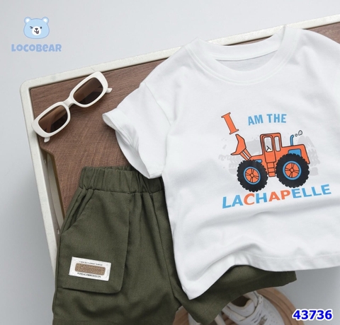 Bộ Locobear trắng oto
