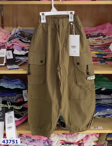 Jogger túi hôp nâu Wow trend - size 120