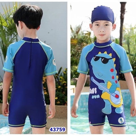 Bộ bơi liền xanh khủng long