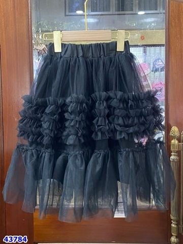 Chân váy tutu ren đen