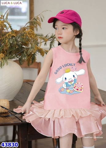 Đầm Luca hồng Cinamoroll - size 2-3y
