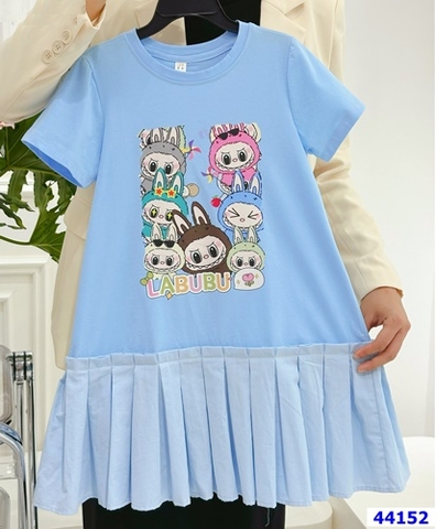 Đầm Miakid xanh Labubu