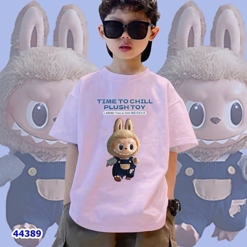 Áo Old Navy trắng Labubu Push Toy - size 8-9y