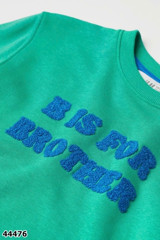 Hoodie HM xanh lá Bis - size 6-8y