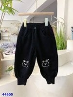 Jogger FASH đen gấu - size 90