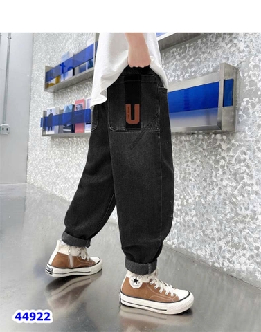 Quần jean baggy Nexxi đen