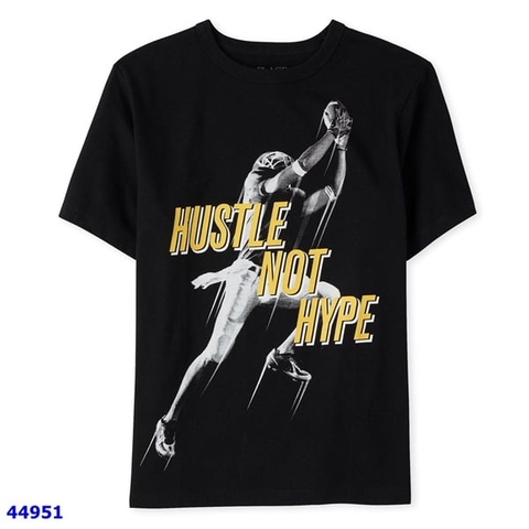 Áo Place đen Hustle - size 4y