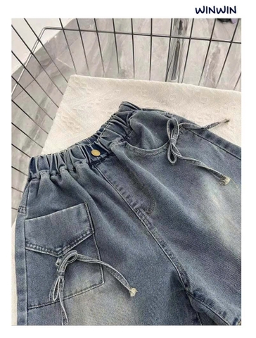Quần short jean Nexxi xanh