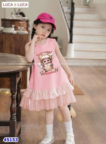 Đầm Luca hồng Baby3