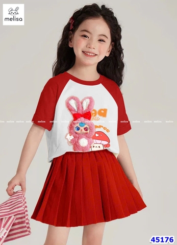 Set Melisa trắng Baby3 nấm