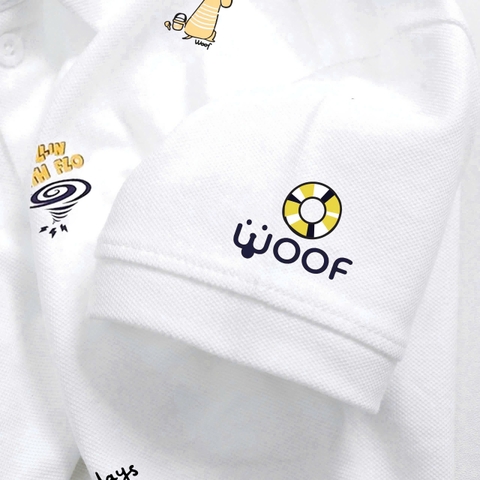 Áo polo Nexxi trắng Dog