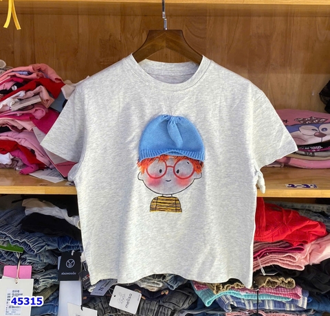 Áo thun HGMX xám nón xanh