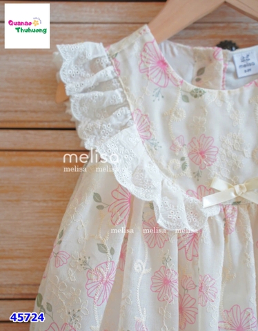 Đầm Melisa kem hoa
