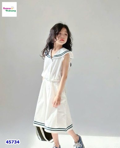 Set váy Sofia trắng thủy thủ
