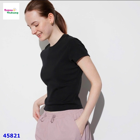 Áo thun Croptop đen