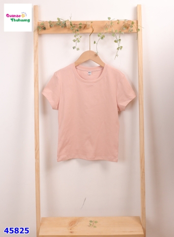 Áo thun Croptop hồng cam