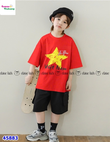 Áo Elaine đỏ Tự hào Việt Nam