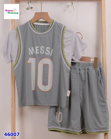 Bộ thể thao xám Messi