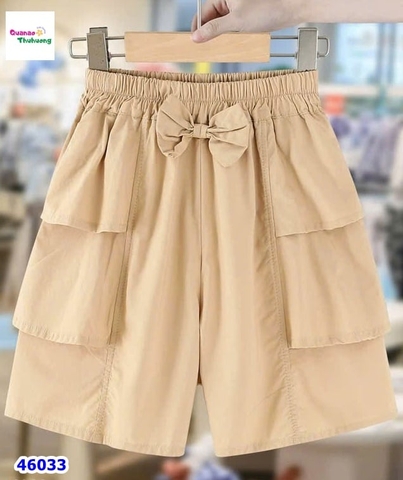 Quần short SBB kem nơ giữa