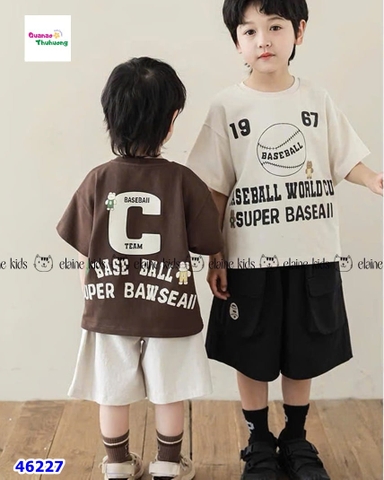 Set Elaine áo kem Baseball