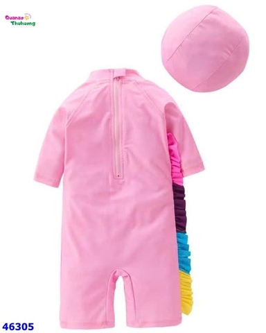 Bộ bơi liền hồng Pony