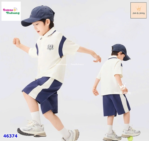 Bộ J&J kem viền xanh