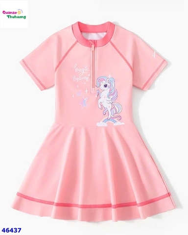 Váy bơi Ylike hồng kì lân