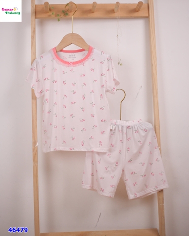 Bộ Tencel hoa anh đào