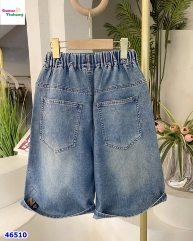 Quần short jean xanh A